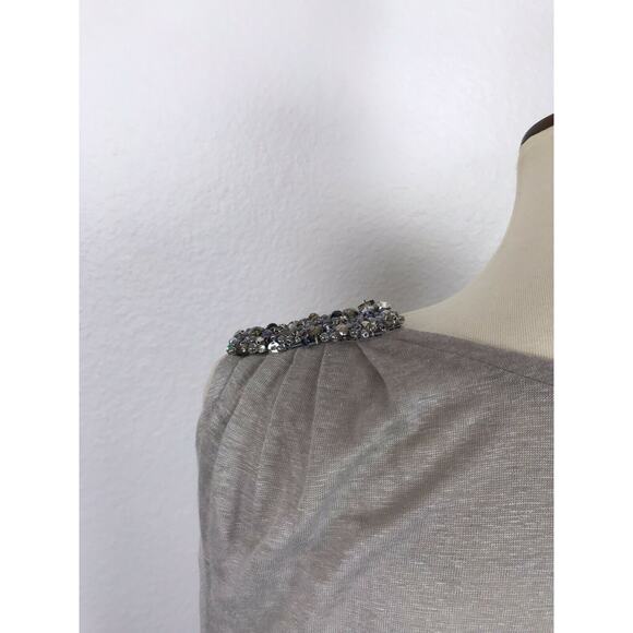 Joie Linen Pullover Beaded Shoulder Tank Top - Picture 8 of 8